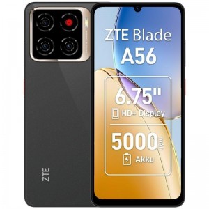 Smartphone ZTE Blade A56 4GB/64GB 6.75" Preto Smartphone ZTE Blade A56 4GB/64GB 6.75" Preto